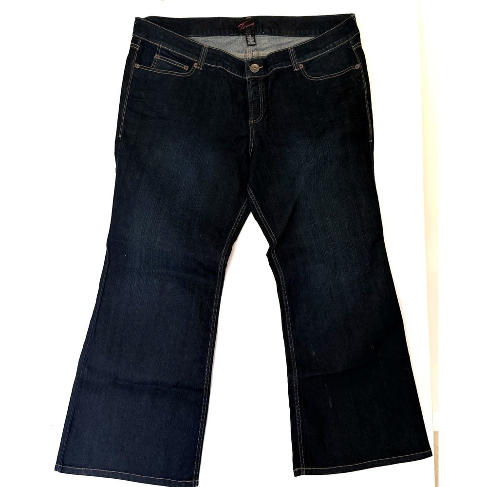 Torrid Women Dark Wash Bootcut Sz 26W Denim Jeans Indigo Blue Plus